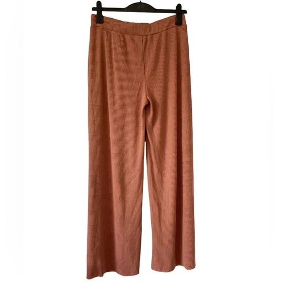 Zara Rust Wide-Leg Pants - Picture 2 of 10
